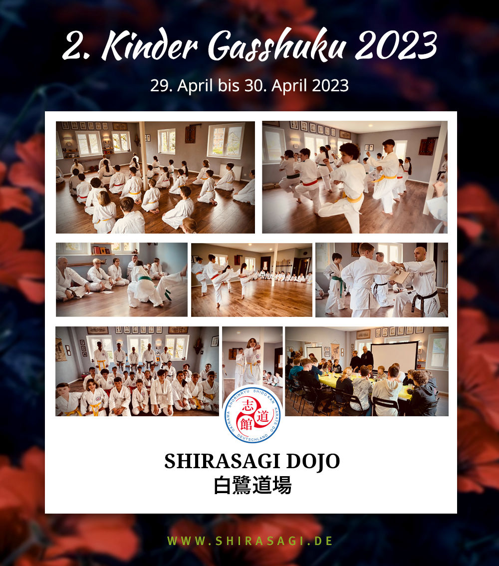 Shirasagi Dojo 白鷺道場 Kinder Karate Gasshuku 2023
