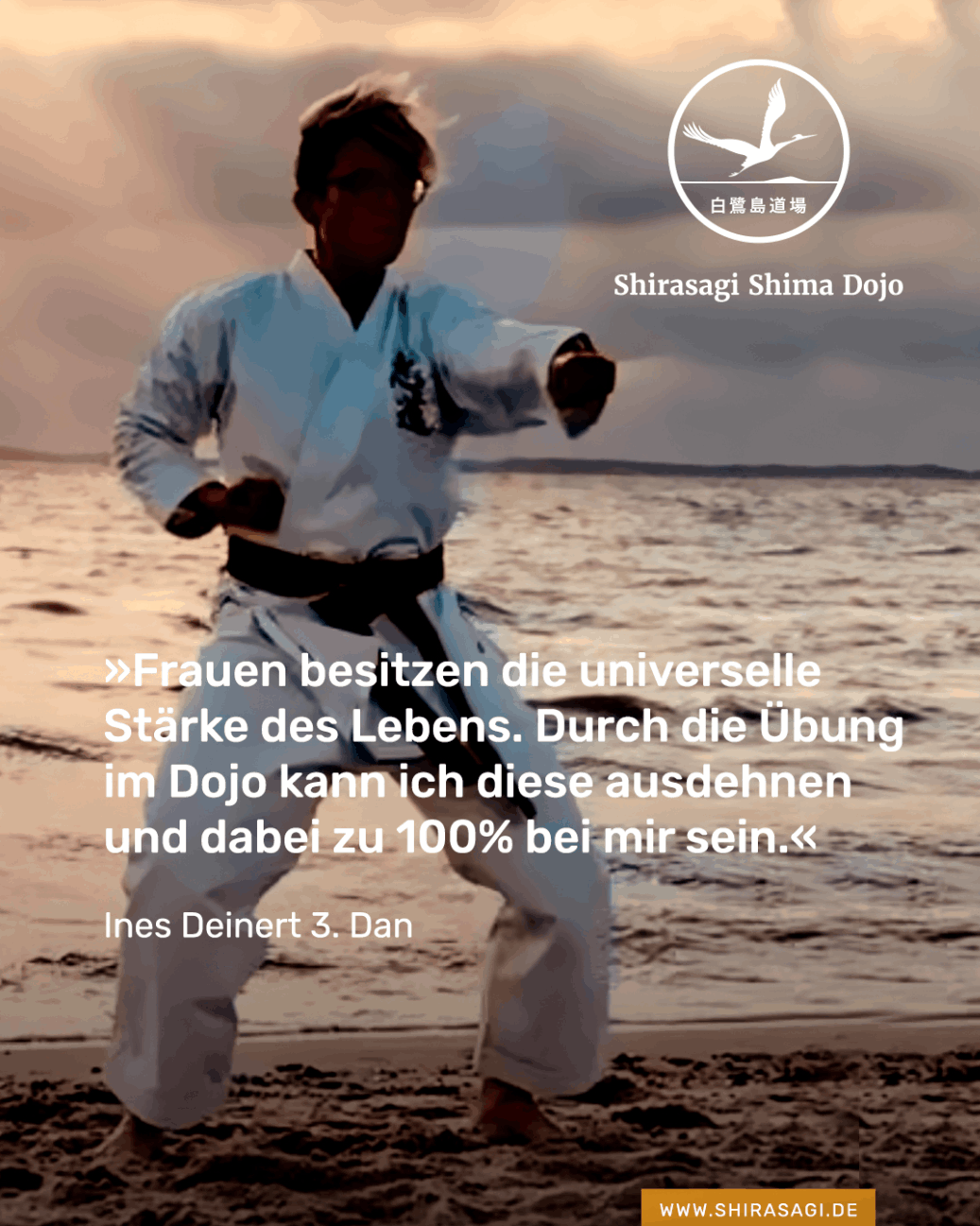 INes Deinert 3. Dan Shirasagi Shima Dojo