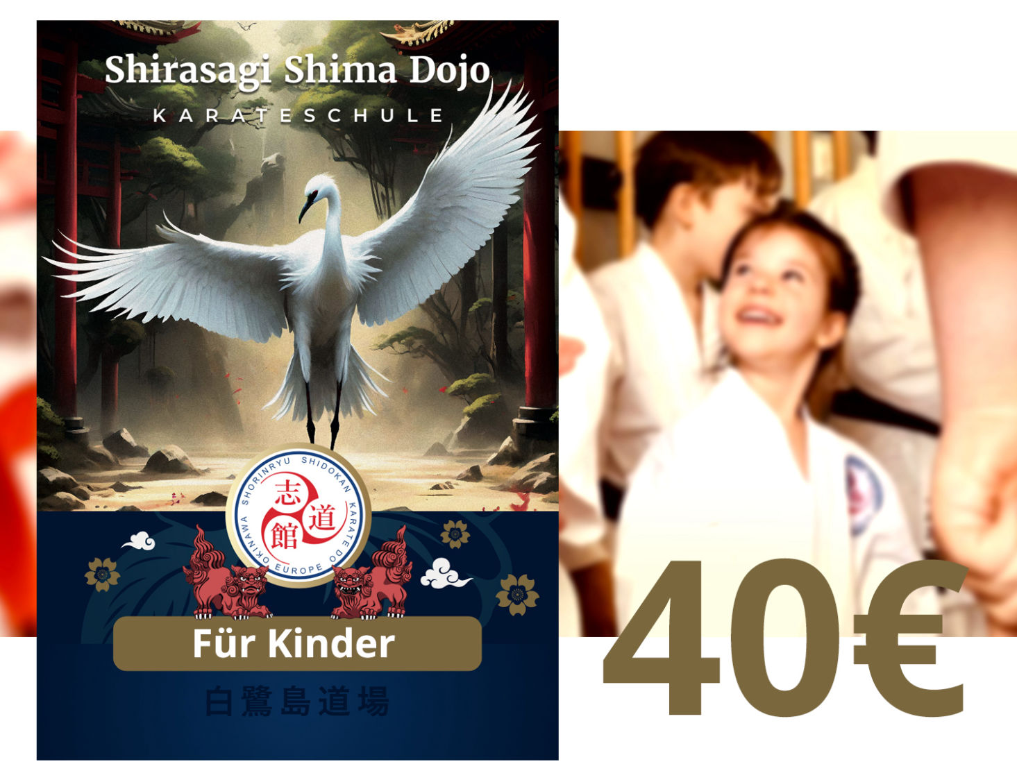 Kennenlernen Karate für Kinder im Shirasagi Shima Dojo